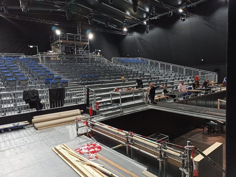 © Theater Hof, Interimsspielstätte „Schaustelle“