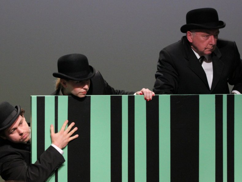 DIE MITWISSER - Johannes Lange, Ivana Langmajer, Heiko Grosche | © Tanja Weidner, Probenfoto